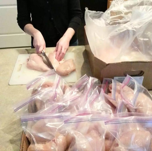 How to Use 40 lbs of Chicken Breast in Bulk and Restock Every Three Months