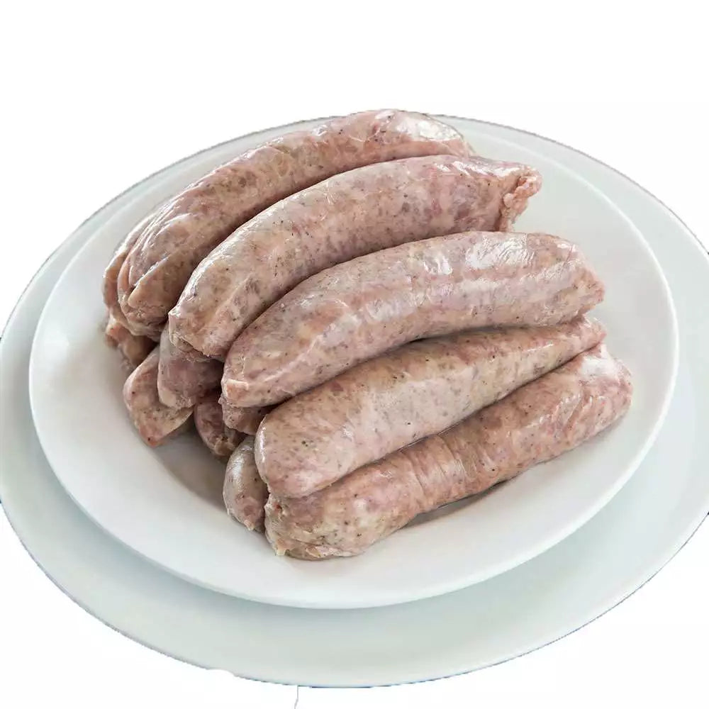 10 lb Case Clean Heritage Pork German Bratwurst, Gluten & Allergen Free, Paleo, No Nitrates