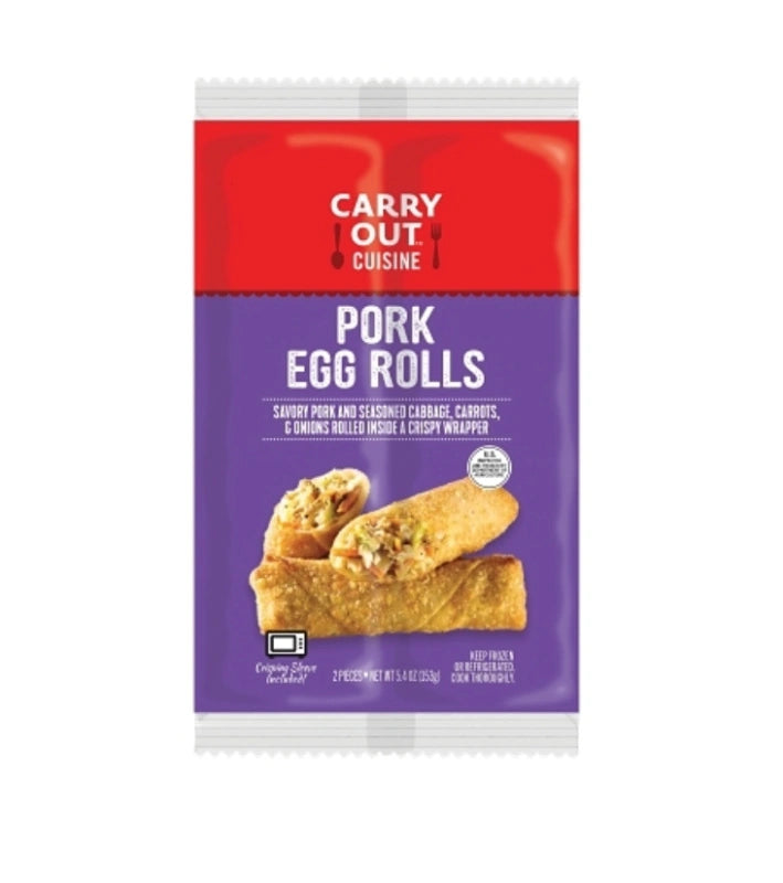 CLEARANCE: Jumbo Pork Egg Rolls (20 ct. Case)
