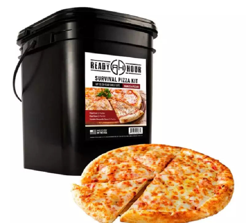 OVERSTOCK DEAL: 18 Pouches of Pizza Freeze Dried Meal Kit from Ready Hour (25-Year Shelf Life)