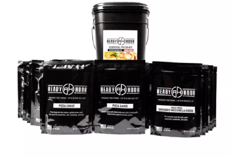 OVERSTOCK DEAL: 18 Pouches of Pizza Freeze Dried Meal Kit from Ready Hour (25-Year Shelf Life)