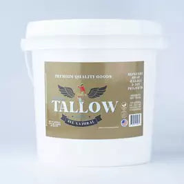 NEW: 8 LB Bucket Grassfed Beef Tallow