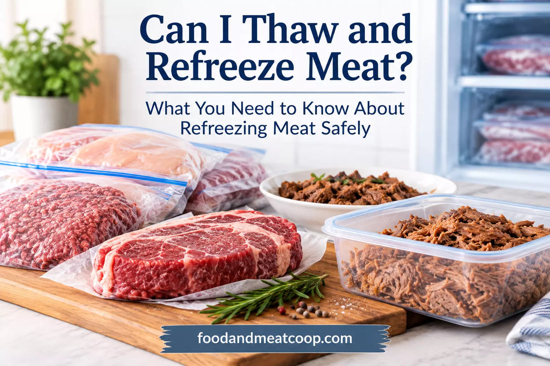 Can I thaw and refreeze meat