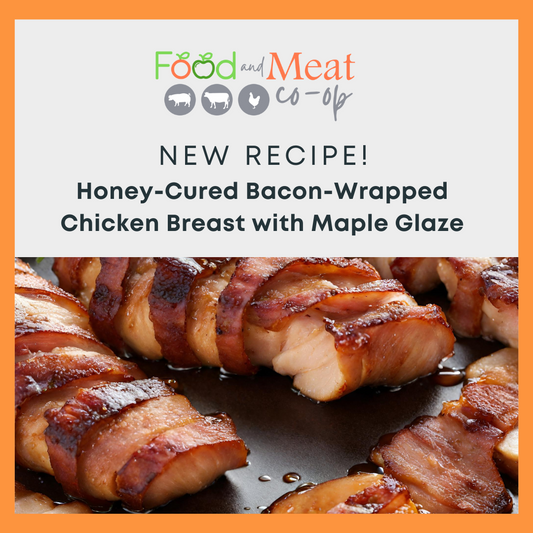 Honey-Cured Bacon-Wrapped Chicken Breast with Maple Glaze