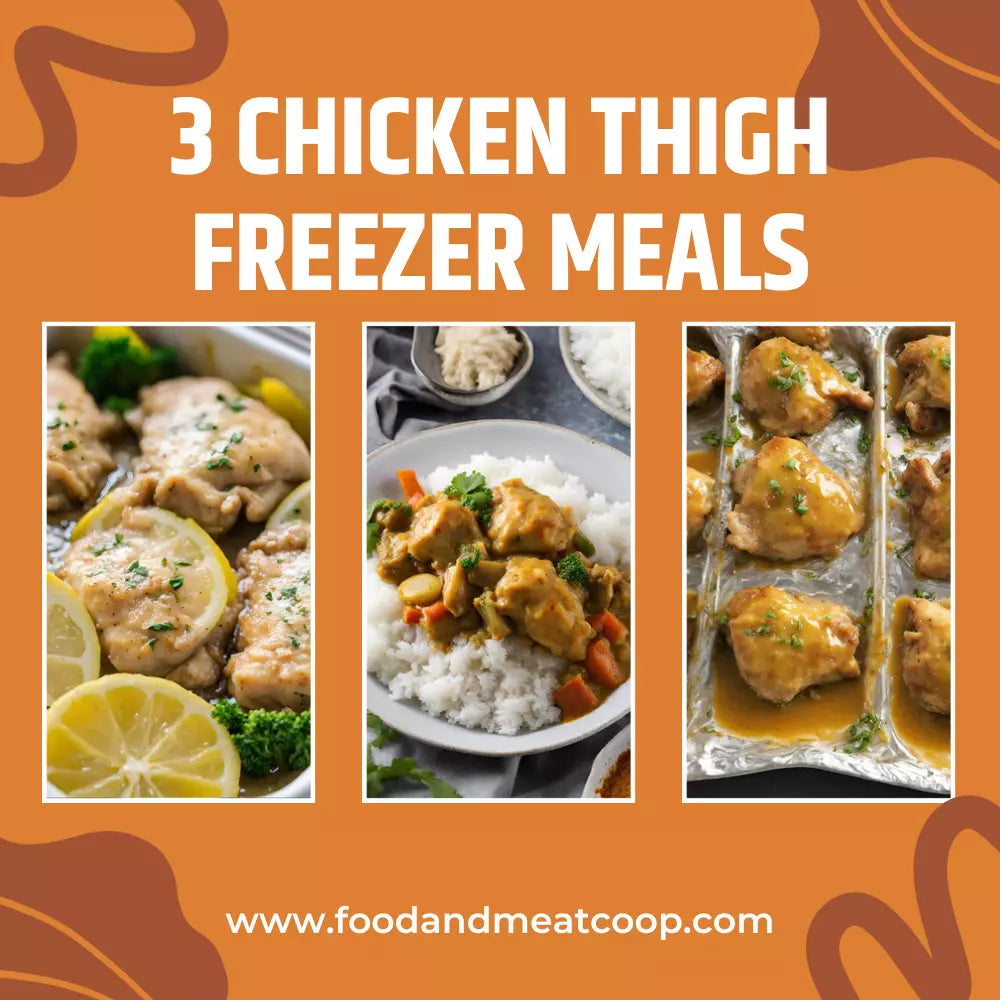3 Chicken Thigh Freezer Meals