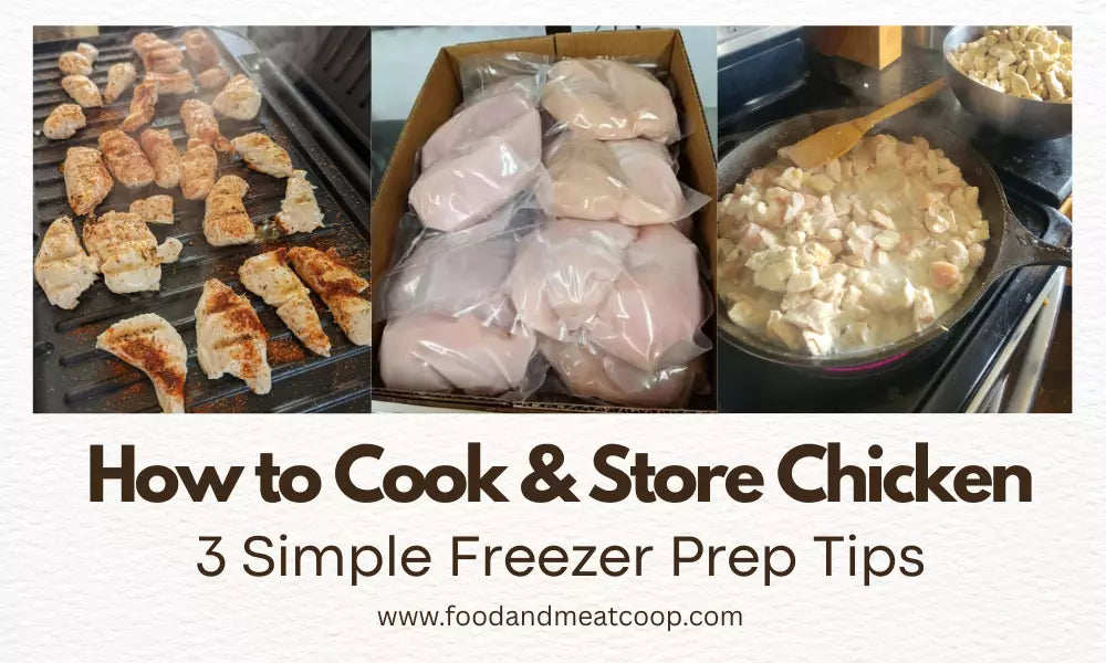 how to cook and store chicken