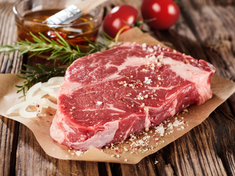 NEW: 1 Inch Thick Cut Natural Boneless Ribeye Steaks 12-pk (Choose Your Weight)