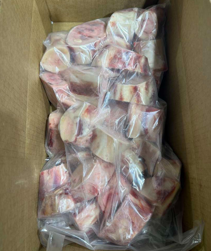 OVERSTOCK: 15 lbs. Local Grassfed Pasture-raised/Finished Marrow Bones