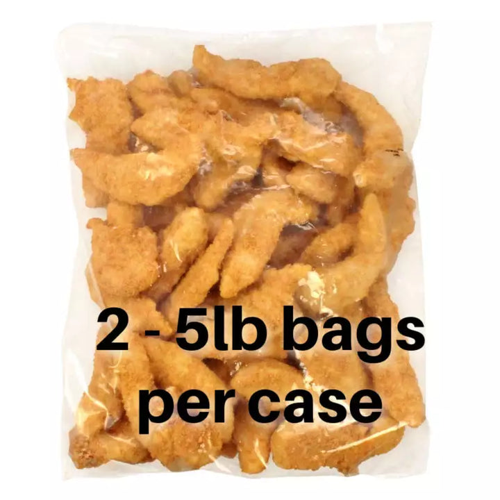 RESTOCKED: 10 lb Case Gluten Free Chicken Strips, No Antibiotics Ever