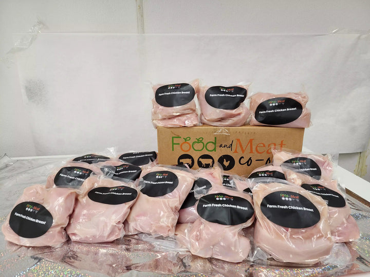 PRICE DROP and RESTOCKED: Already Prepped 40lb Case, Natural Chicken Breast