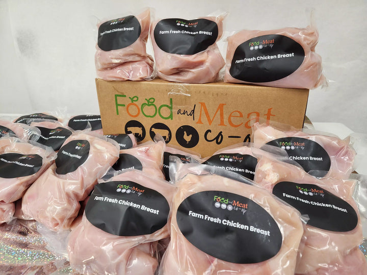 PRICE DROP and RESTOCKED: Already Prepped 40lb Case, Natural Chicken Breast