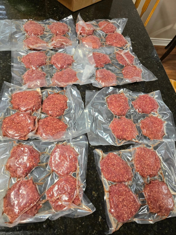 32ct. Natural Ground Sirloin Burger Patties (5-6oz each)
