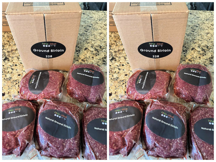 PRICE DROP and RESTOCKED: Signature Natural Ground Sirloin, Choose Size (10, 20 or 40lb)