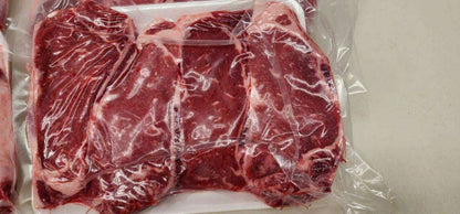 OVERSTOCK: 16 ct Bone-in New York Strip Steak 3/4", 4pk of 4 steaks