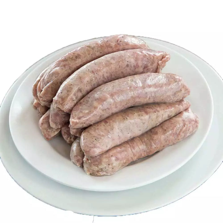 10 lb Case Clean Heritage Pork German Bratwurst, Gluten & Allergen Free, Paleo, No Nitrates