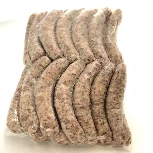 10 lb Case Clean Heritage Pork German Bratwurst, Gluten & Allergen Free, Paleo, No Nitrates