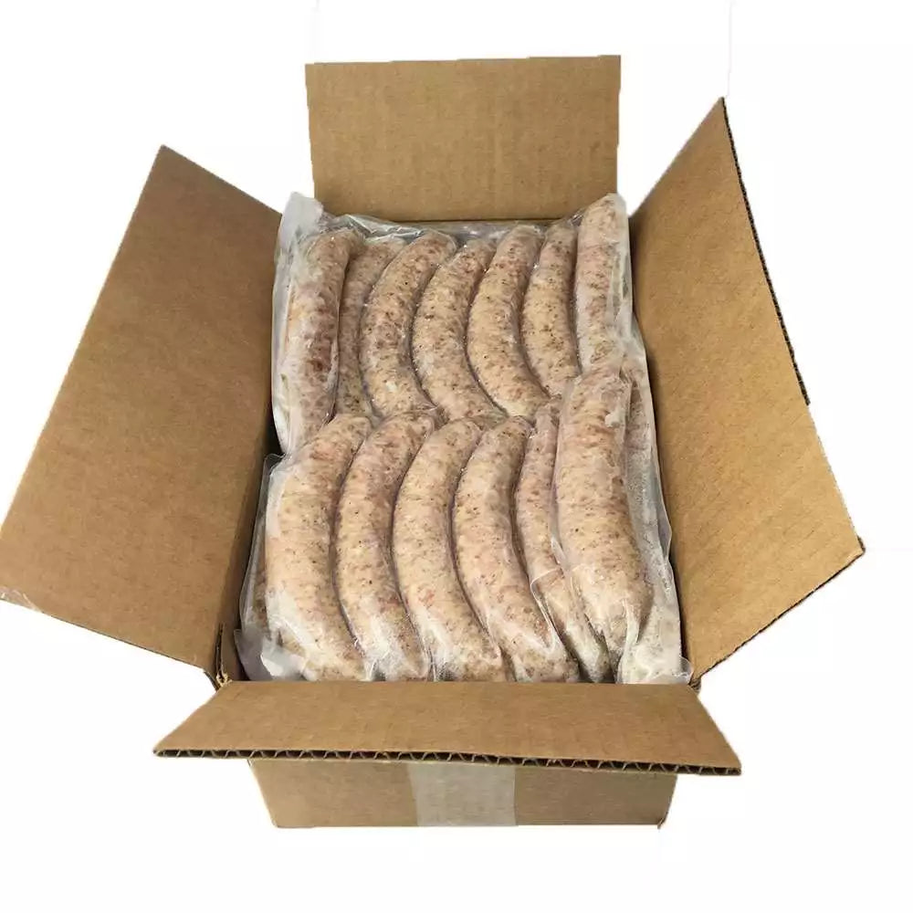 10 lb Case Clean Heritage Pork German Bratwurst, Gluten & Allergen Free, Paleo, No Nitrates