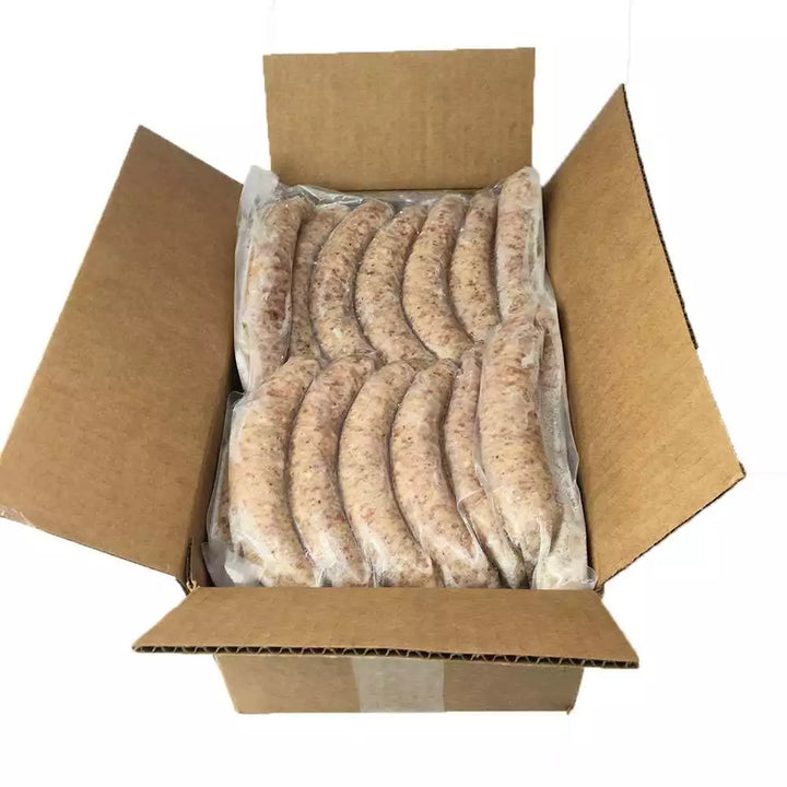 10 lb Case Clean Heritage Pork German Bratwurst, Gluten & Allergen Free, Paleo, No Nitrates