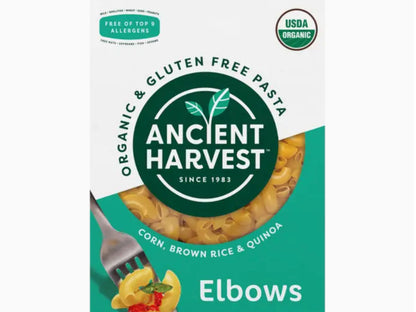 NEW: 12pk of Organic Gluten Free Pasta (Choose Elbows or Spaghetti) - Free From Top 8 Allergens