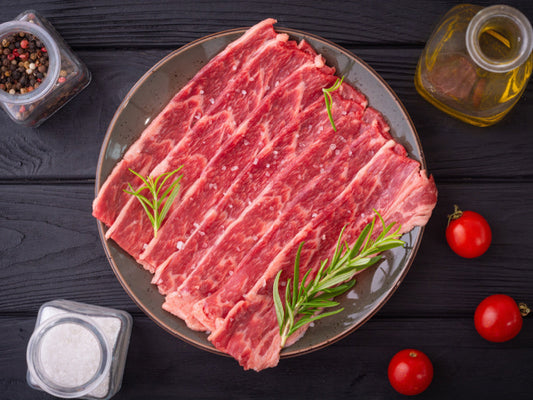 10 lb Beef Bacon, 2.5 lb - Perfectly Packaged for Your Convenience 4/case