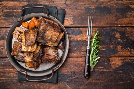 NEW: 10lb Case Natural Boneless Beef Short Ribs - 2 5lb Packs