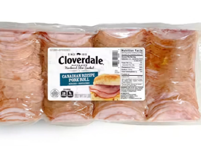 OVERSTOCK: 10lb Case Canadian Bacon Slices