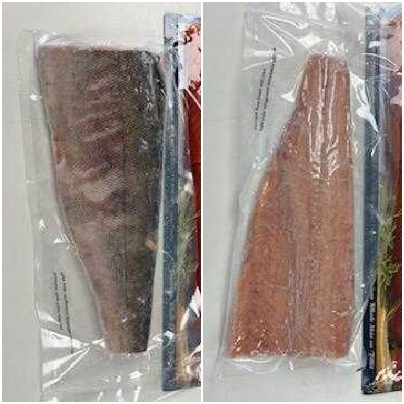 12.5 lb Case: Wild Caught Keta Salmon, 10 Skin-on Fillets