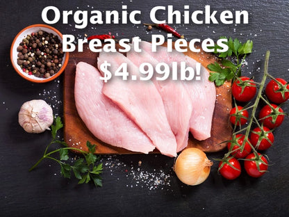 CLEARANCE: 40lbs Frozen Organic Chicken Breasts