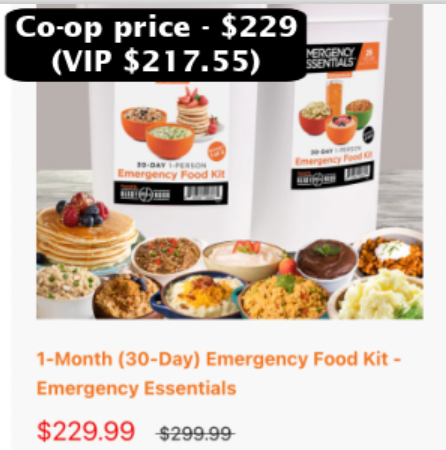 OVERSTOCK: 30-Day Supply of Freeze-Dried Food
