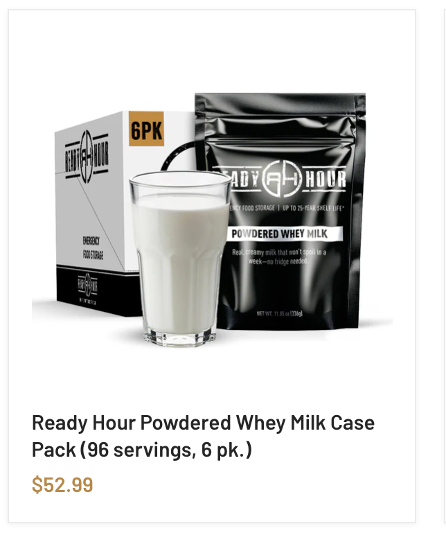 OVERSTOCK: Random #10 Cans and Mylar Pouches of Freeze Dried Food (Choose from Drop Down)
