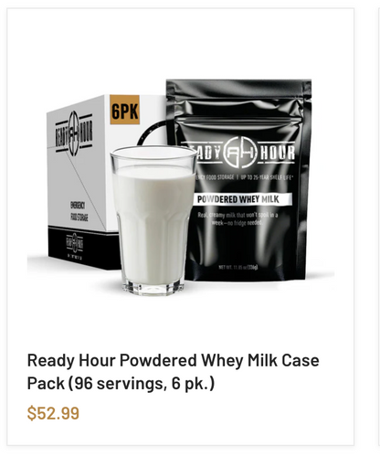 OVERSTOCK: Random #10 Cans and Mylar Pouches of Freeze Dried Food (Choose from Drop Down)
