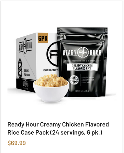 OVERSTOCK: Random #10 Cans and Mylar Pouches of Freeze Dried Food (Choose from Drop Down)