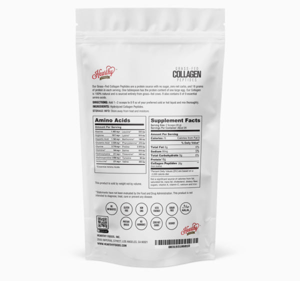 NEW: 4pk Collagen Grass-Fed Type I and Type III Peptides