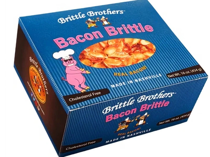 Limited Time: 1lb Bacon Peanut Brittle in Gift Box