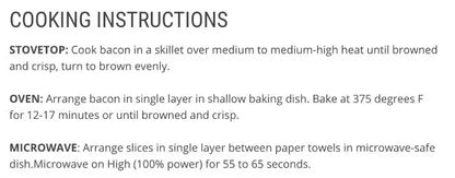 OVERSTOCK DEAL: 15 lb Case: Budget Cut Bacon Hardwood Smoked Frozen