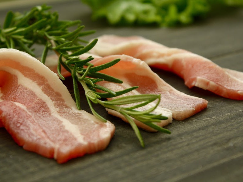 PRICE DROP: 15 lb Case Thick Cut Bacon, Honey Cured, Locally Made