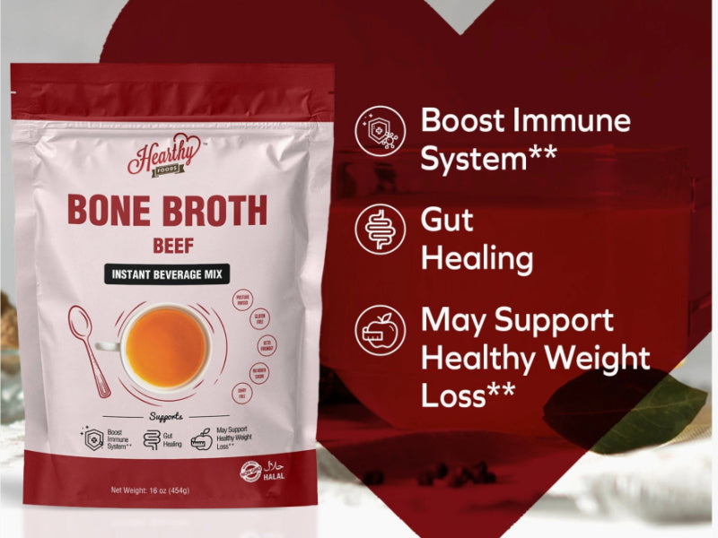 NEW: Pasture-Raised Beef Bone Broth Powder