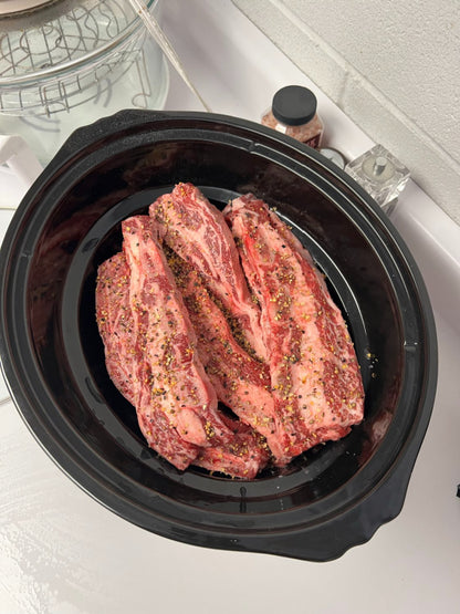 NEW: 10lb Case Natural Boneless Beef Short Ribs - 2 5lb Packs