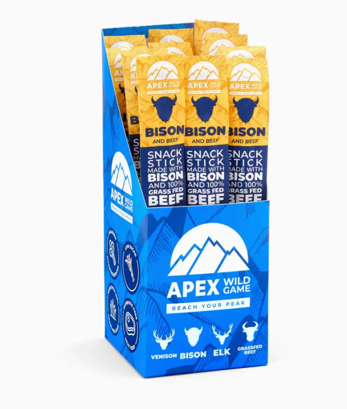 Limited Time: 12ct. Pack Grassfed Beef Sticks (4 Varieties: Beef, Bison, Elk and Venison)