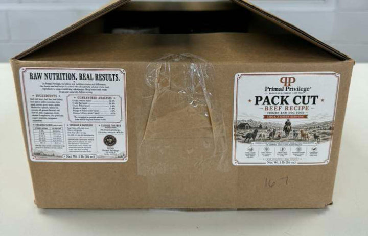 RESTOCKED: 16lb Case of Raw Dog Food