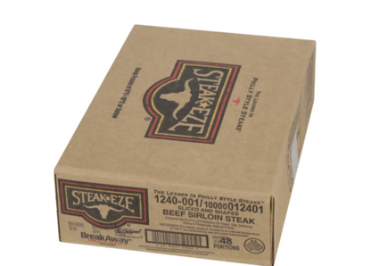 12 lb Case Original Steak-EZE® BreakAway® Beef Steak (Philly Shaved Beef)