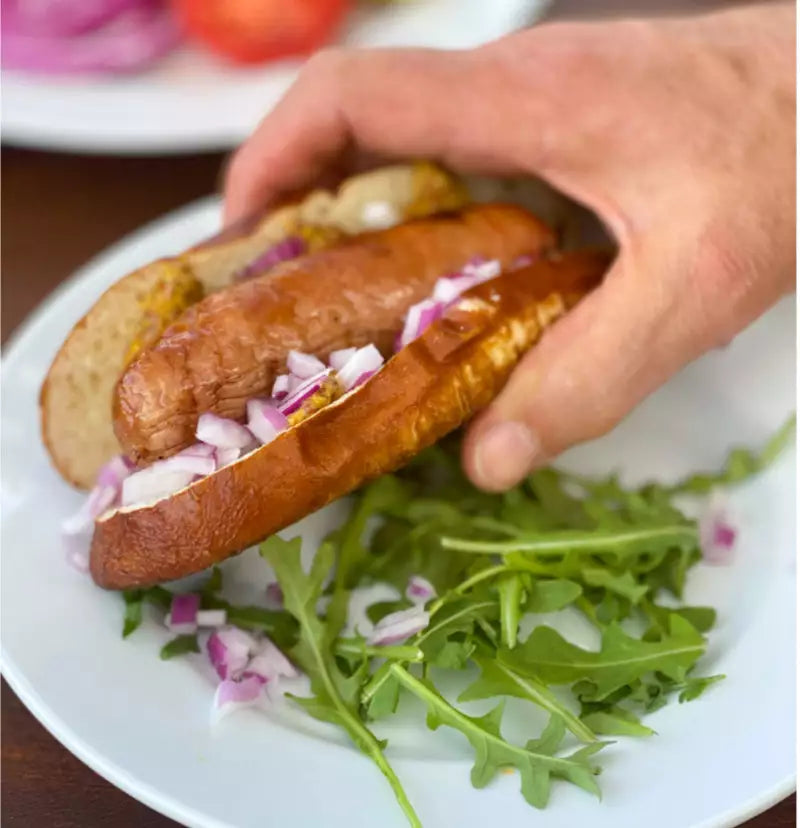 10 lb Case of British Style Bangers from Clean Heritage Pork, Free From Top 8 Allergens