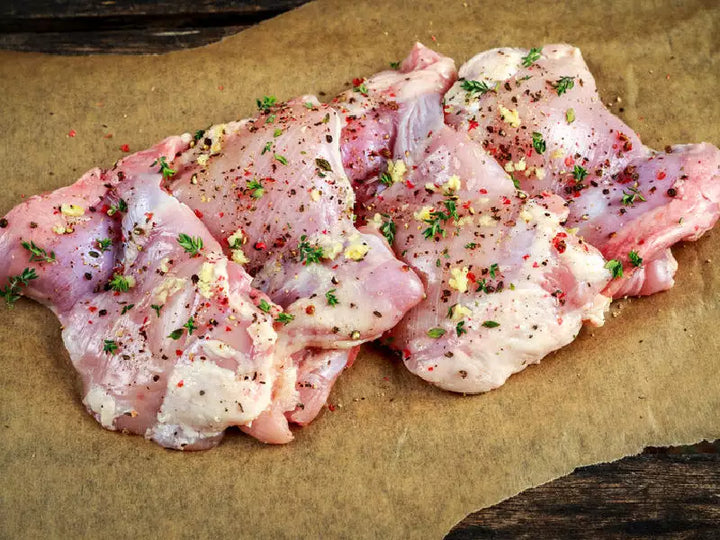 RESTOCKED: Chicken Thighs 40 lb Case Farm Fresh Boneless, Skinless Natural