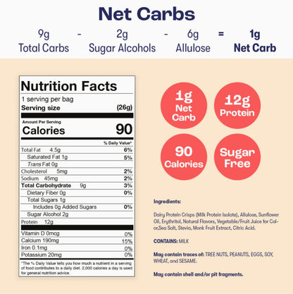 OVERSTOCK: 3-Box Pack Keto Fruity Cereal, 1g Net Carbs per serving