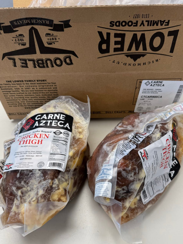 OVERSTOCK: 10ish lb case of Natural, Fully Cooked Chicken Thigh Carnitas Meat (Gluten Free and Free of Top 8 Allergens)
