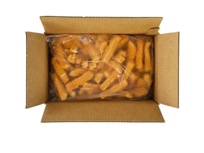 NEW: 10 lb Case Chicken Fries Breaded, Pre-cooked Chicken Nuggets (Kid Favorite)