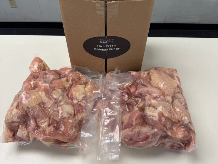 NEW: 20lb Case of Frozen Chicken Wings (4 - 5lb Bags)