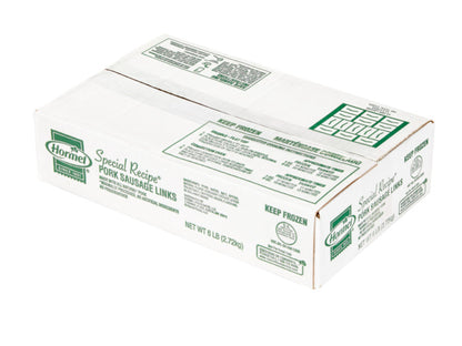 OVERSTOCK: 6lb Case of Special Recipe 2oz. Raw Sausage Links, 48 ct.
