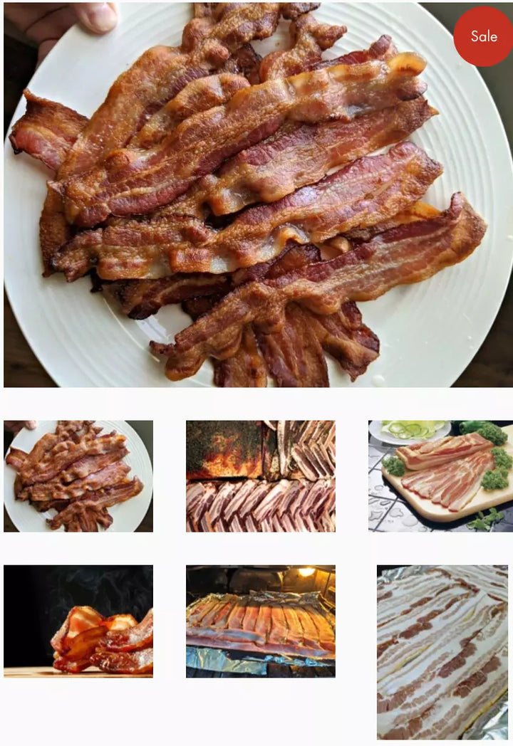 Co-op Favorite: 15 lb Case Thick Cut Bacon, Honey Cured, Locally Made