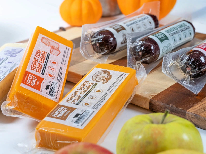 Limited Time: Summer Sausage and Aged Cheese Gift Set (3 Sausages, 3 Cheeses)